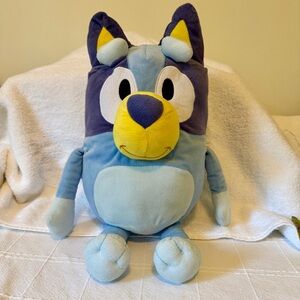 Blue and Yellow Stuffed Animal Toy